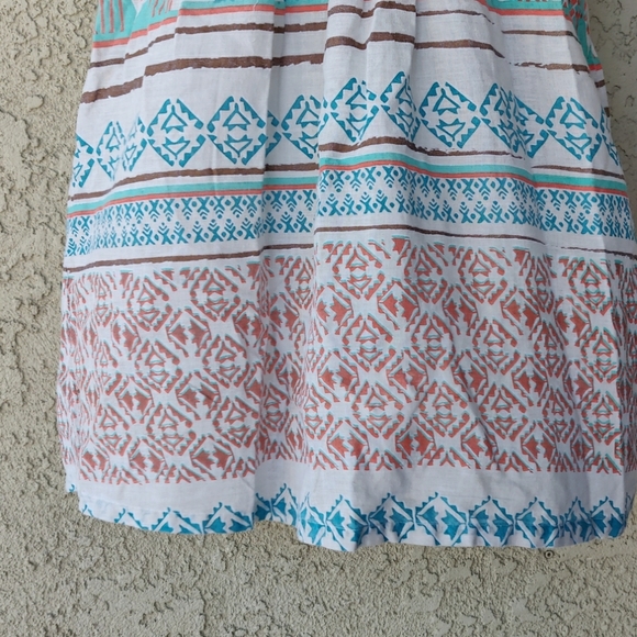 Rip Curl  Aztec print halter keyhole back tank - Picture 3 of 8